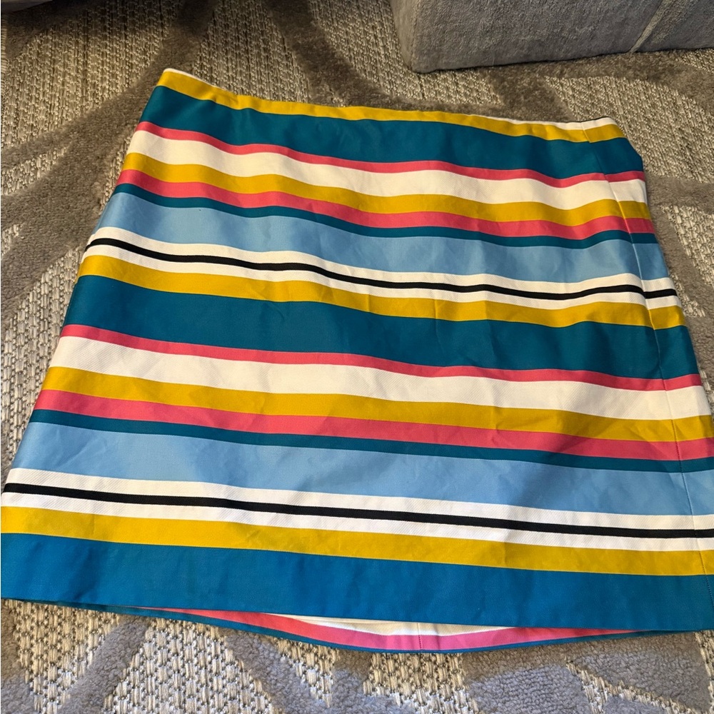 LOFT Multicolor Striped Pencil Skirt - Picture 2 of 7